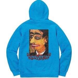 Supreme Mike Kelley Portrait Bright Royal Hoody